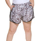 Calvin Klein Shorts de corrida estampado feminino bege tamanho 3X