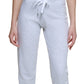 Calça jogger feminina Calvin Klein com logo, branca, tamanho X-S