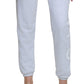 Calça jogger feminina Calvin Klein com logo, branca, tamanho X-S