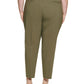 Calça feminina slim Calvin Klein verde tamanho 22W