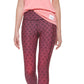 Calça legging Calvin Klein feminina estampada cintura alta 7/8 laranja tamanho grande