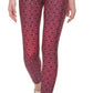 Calça legging Calvin Klein feminina estampada cintura alta 7/8 laranja tamanho grande