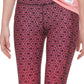 Calça legging Calvin Klein feminina estampada cintura alta 7/8 laranja tamanho grande
