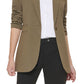Calvin Klein Lux Feminino Um Botão Manga 3/4 Blazer Verde Tamanho 8 Petite