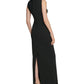 Vestido Calvin Klein Feminino Scuba Crepe com Nó Frontal Preto Tamanho 4