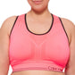 Sutiã esportivo reversível Calvin Klein feminino de médio impacto laranja tamanho 3X