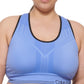 Sutiã esportivo reversível Calvin Klein feminino de impacto médio, roxo, tamanho 3X