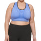 Sutiã esportivo reversível Calvin Klein feminino de impacto médio, roxo, tamanho 3X