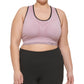 Sutiã esportivo reversível Calvin Klein feminino de médio impacto marrom tamanho 3X