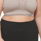 Sutiã esportivo reversível Calvin Klein feminino com absorção de umidade, marrom, tamanho 1X