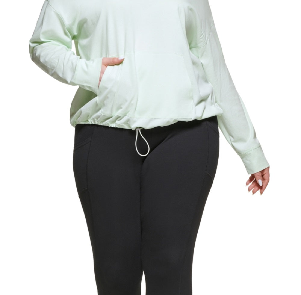 Camiseta Calvin Klein Feminina com Capuz Verde Tamanho 2X