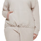 Camiseta Calvin Klein Feminina com Capuz Marrom Tamanho 1X