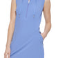 Vestido Calvin Klein Feminino com Capuz Roxo Tamanho P