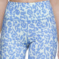 Calvin Klein Shorts Feminino Estampado Cintura Alta Ciclismo Roxo Tamanho Médio