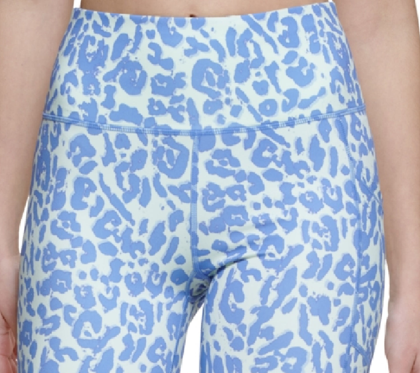 Calvin Klein Shorts Feminino Estampado Cintura Alta Ciclismo Roxo Tamanho Médio