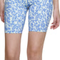 Calvin Klein Shorts Feminino Estampado Cintura Alta Ciclismo Roxo Tamanho Médio