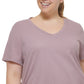 Camiseta Calvin Klein Feminina Franzida Marrom Tamanho 2X