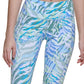 Calça legging feminina Calvin Klein cropped cintura alta verde tamanho X-S