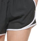 Shorts de corrida feminino Calvin Klein preto tamanho extragrande