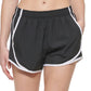 Calvin Klein Shorts de Corrida Feminino Preto Tamanho Grande