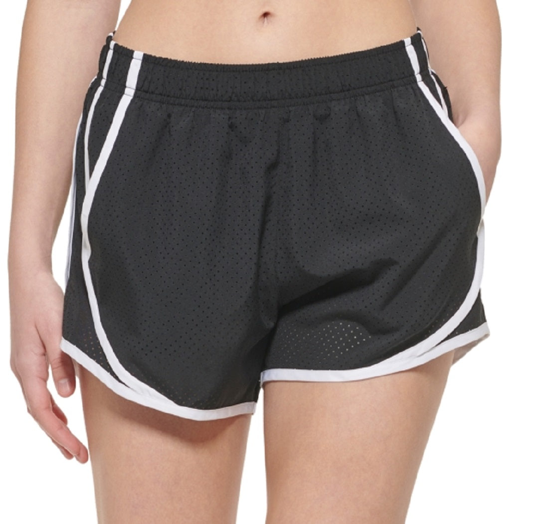 Calvin Klein Shorts de Corrida Feminino Preto Tamanho Grande