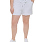 Calvin Klein Shorts Feminino Monograma Logo Branco Tamanho 1X