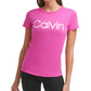 Camiseta Calvin Klein Feminina com Logotipo Rosa
