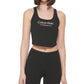 Blusa curta Calvin Klein Pride Logo Feminina Preta Tamanho X-G