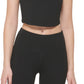 Blusa curta Calvin Klein Pride Logo Feminina Preta Tamanho X-G