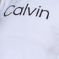 Calvin Klein Regata Cropped Feminina Branca Tamanho Médio