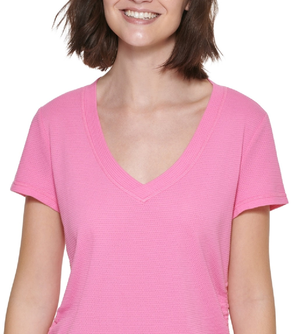 Blusa Calvin Klein Feminina Rosa Tamanho X-G