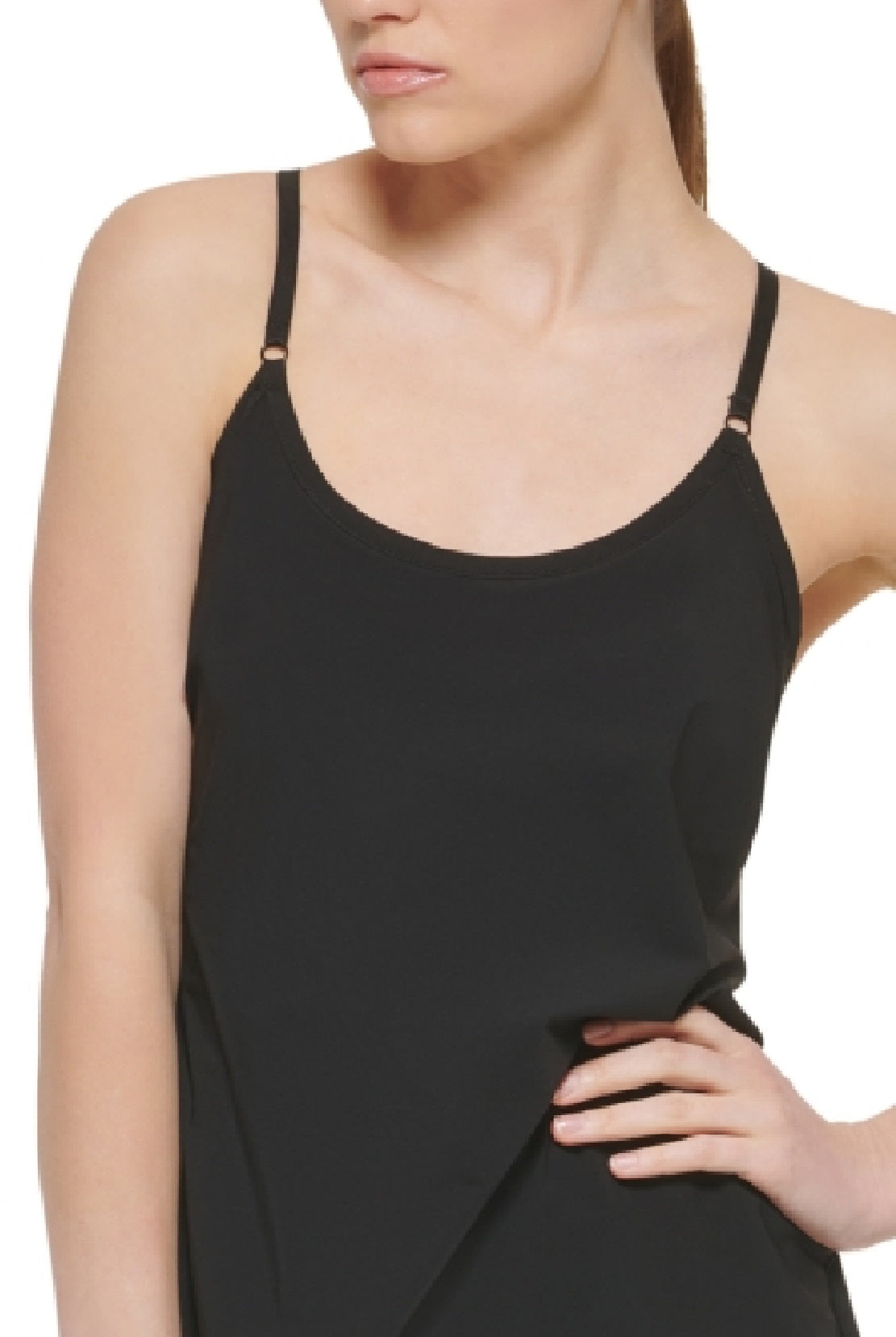 Vestido de ginástica feminino Calvin Klein Pickleball preto tamanho grande