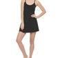 Vestido de exercício feminino Calvin Klein Pickleball preto, tamanho médio