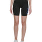Calvin Klein Shorts Feminino Cintura Alta Logo Biker Preto Tamanho P