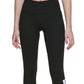 Calça legging feminina Calvin Klein com logo 7/8, branca, tamanho extragrande