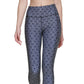 Calça legging feminina Calvin Klein estampada cintura alta 7/8 preta tamanho extragrande