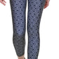 Calça legging feminina Calvin Klein estampada cintura alta 7/8 preta tamanho extragrande