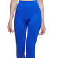 Sutiã esportivo canelado Calvin Klein feminino de impacto médio, azul, tamanho grande