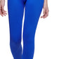 Sutiã esportivo Calvin Klein feminino canelado de impacto médio, azul, tamanho pequeno