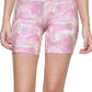 Calvin Klein Shorts Feminino Estampado com Bolso Lateral e Ciclismo Rosa