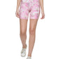 Calvin Klein Shorts Feminino Estampado com Bolso Lateral e Ciclismo Rosa