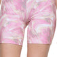 Calvin Klein Shorts Feminino Estampado com Bolso Lateral e Ciclismo Rosa