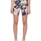 Calvin Klein Shorts Feminino Estampado com Bolso Lateral e Ciclismo Preto Tamanho Médio