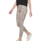 Calça legging feminina Calvin Klein estampada cintura alta 7/8 bege tamanho extragrande