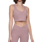 Calvin Klein Crop Top Feminino com Alças Marrom Tamanho Médio