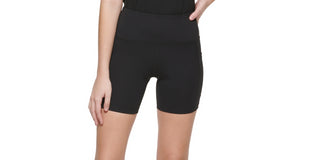 Calvin Klein Shorts Feminino Ciclismo Bolso Lateral Preto Tamanho X-P
