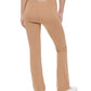 Calça Legging Feminina Calvin Klein Cintura Cruzada Flare Marrom Tamanho X-G