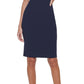 Vestido Calvin Klein Feminino Manga Curta Gola Alta Azul Tamanho 2