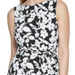 Vestido Calvin Klein Feminino Estampa Floral Bainha Babados Preto Tamanho 2