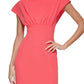 Vestido Capelet Bainha Calvin Klein Feminino Rosa Tamanho 16